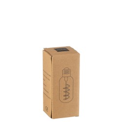 Ampolla E27 in vetro trasparente 4.5x4.5x11.5 cm