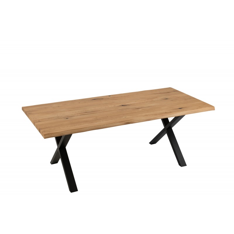 Plateau de table en bois naturel 200x94x4 cm