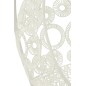 Silla colgante de aluminio blanco 113x103x197 cm