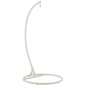 Silla colgante de aluminio blanco 113x103x197 cm