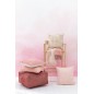 Pouf en Cuir Rouge 50x50x32cm Pouf en Cuir Rouge 50x50x32cm