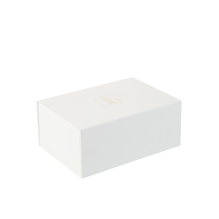 Coffret cadeau en Papier Blanc 28x20x12cm