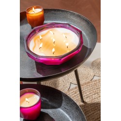 Set de 3 tables gigognes en métal gris 52x52x58 cm
