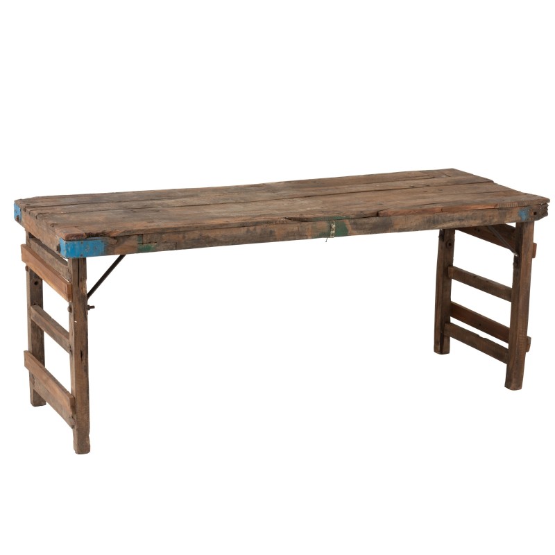 Console en Bois Marron 152x58x70,5cm