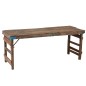 Console en Bois Marron 152x58x70,5cm Console en Bois Marron 152x58x70,5cm
