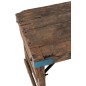 Console en Bois Marron 152x58x70,5cm Console en Bois Marron 152x58x70,5cm