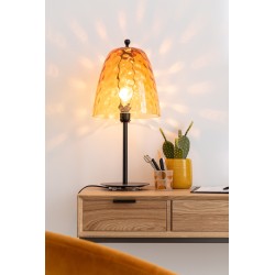 Consola con 3 cajones de madera natural 120x41x78 cm