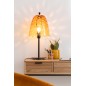Consola con 3 cajones de madera natural 120x41x78 cm