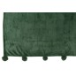 Plaid de tela verde 170x130x1 cm