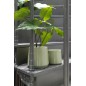 Cache-pot en céramique vert 23x23x22 cm Cache-pot en céramique vert 23x23x22 cm