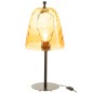 Candeeiro em vidro amarelo 58x28x28 cm Candeeiro em vidro amarelo 58x28x28 cm