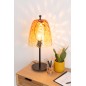Candeeiro em vidro amarelo 58x28x28 cm Candeeiro em vidro amarelo 58x28x28 cm
