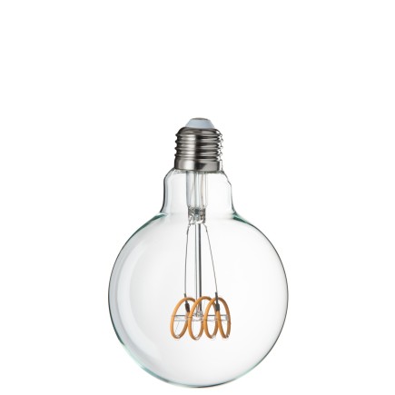 Ampoule E27 en verre transparent 9.5x9.5x14 cm