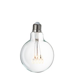 Ampoule E27 en verre transparent 9.5x9.5x14 cm