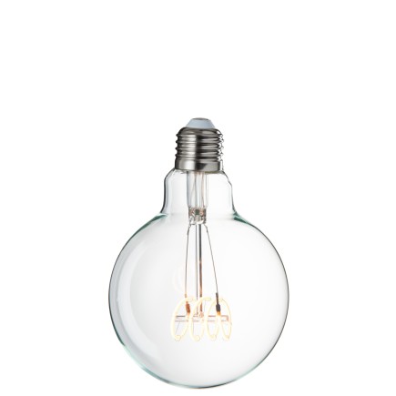 Ampoule E27 en verre transparent 9.5x9.5x14 cm