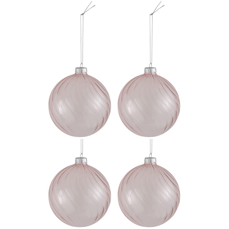 b4 boule noel ver trans rose m