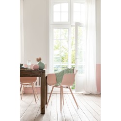 Vaso sferico in ceramica verde menta 25x25x23,5 cm