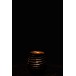 Photophore en bois de bambou marron