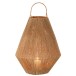 Lanterna in legno naturale 37,5x37,5x48 cm