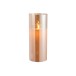 Lâmpada LED em vidro dourado 10x10x25 cm