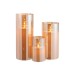 Lâmpada LED em vidro dourado 10x10x25 cm
