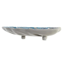 Centre de Table DKD Home Decor Verre Résine (43 x 36 x 9 cm) (2 Unités)