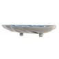 Centre de Table DKD Home Decor Verre Résine (43 x 36 x 9 cm) (2 Unités)