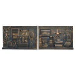 Décoration murale DKD Home Decor Traditionnel (2 pcs)