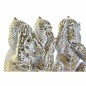 Figurine Décorative DKD Home Decor 21 x 11 x 16,2 cm Doré Résine Tropical Décapé