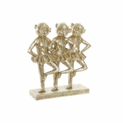 Figurine Décorative DKD Home Decor FZ-91957 23 x 9,5 x 24 cm Doré Résine Colonial Singe