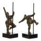 Figura Decorativa DKD Home Decor 20 x 10 x 31 cm Dorado Aluminio Madera de mango Bailarina Ballet Moderno Figura Decorativa DKD Home Decor 20 x 10 x 31 cm Dorado Aluminio Madera de mango Bailarina Ballet Moderno