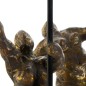 Figurine Décorative DKD Home Decor Aluminium Bois de manguier (2 pcs) (20 x 10 x 31 cm) (12 x 10 x 29,5 cm)