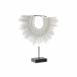 Figura Decorativa DKD Home Decor Hierro Pluma Conchas (42 x 9.5 x 44 cm)