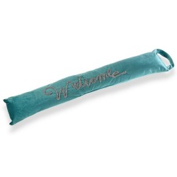 Support de porte Versa Welcome Bleu Textile (7 x 15 x 83 cm)