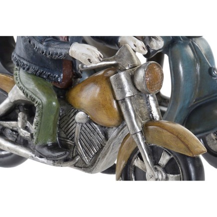 Figurine Décorative DKD Home Decor Résine Chien (2 pcs) (27 x 10 x 24 cm)