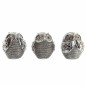 Figurine Décorative DKD Home Decor Hibou Résine (12 x 11 x 14 cm) (3 pcs)