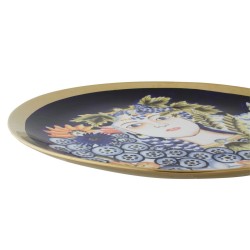 Centre de Table DKD Home Decor Porcelaine (42 x 42 x 4 cm)