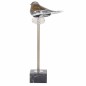 Figura Decorativa DKD Home Decor Cristal Mármol Pájaro (18 x 10 x 42 cm)