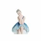 Figurine Décorative DKD Home Decor 8,5 x 13 x 14,5 cm Bleu Danseuse Classique Romantique