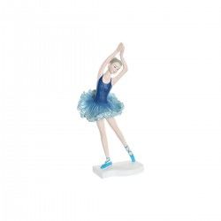Figurine Décorative DKD Home Decor Bleu Danseuse Classique Romantique 11 x 6 x 23 cm