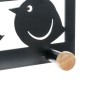Perchero para Puertas DKD Home Decor 8424001835553 Pájaros Blanco Negro Metal Madera MDF 28,5 x 9,5 x 16 cm (2 Unidades) Perchero para Puertas DKD Home Decor 8424001835553 Pájaros Blanco Negro Metal Madera MDF 28,5 x 9,5 x 16 cm (2 Unidades)