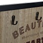 Portemanteau DKD Home Decor 8424001775712 41 x 3 x 41 cm Bois Résine Vintage Bois MDF