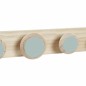 Portemanteau DKD Home Decor 48 x 6 x 7,5 cm Tropical Bois MDF (2 Unités)
