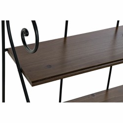 Étagère Thyann S3022856 Sapin Noir Marron Forge (100 x 37 x 86 cm)