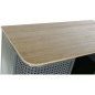 Estantería DKD Home Decor Natural Gris Metal Madera 2 Estantes (79 x 39 x 133 cm)