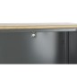 Estantería DKD Home Decor Natural Gris Metal Madera 2 Estantes (79 x 39 x 133 cm)