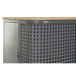 Estantería DKD Home Decor Natural Gris Metal Madera 2 Estantes (79 x 39 x 133 cm)