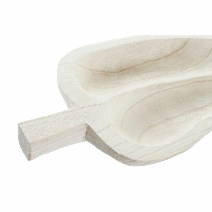 Centre de Table DKD Home Decor 48,5 x 21 x 5 cm Naturel Marron Boho Feuille d'une plante
