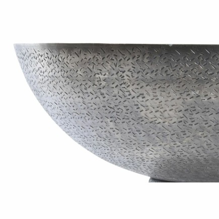 Centre de Table DKD Home Decor Argenté Doré Aluminium (2 Unités) (30 x 30 x 17 cm)