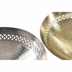 Centre de Table DKD Home Decor Doré Cuivre Aluminium Arabe (34 x 34 x 20 cm) (2 Unités)
